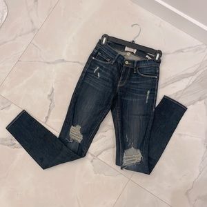 FRAME mid-rise skinny jeans